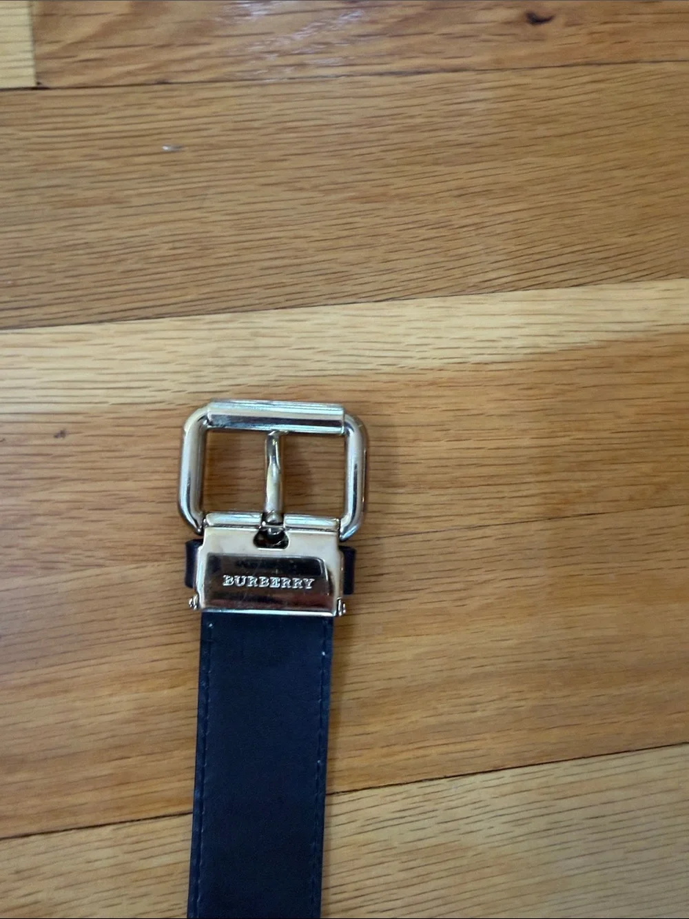 Burberry Beige Nova Check Leather Trim Belt